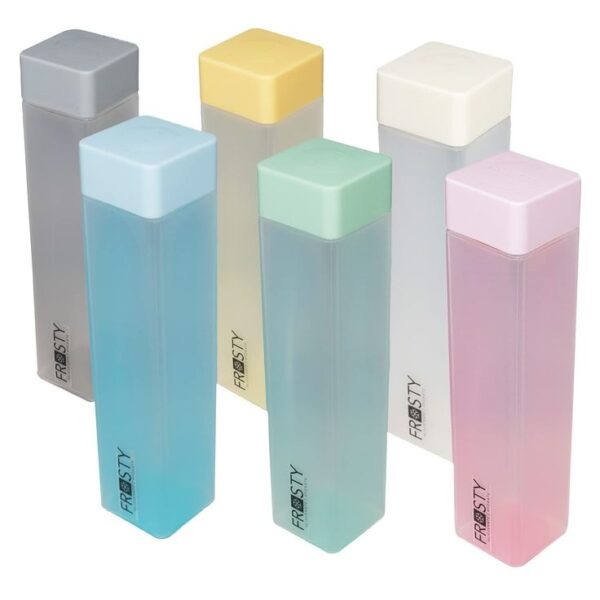 Frosty Plastic 1L Food Grade Fridge Water Bottle Set – 6 Pieces