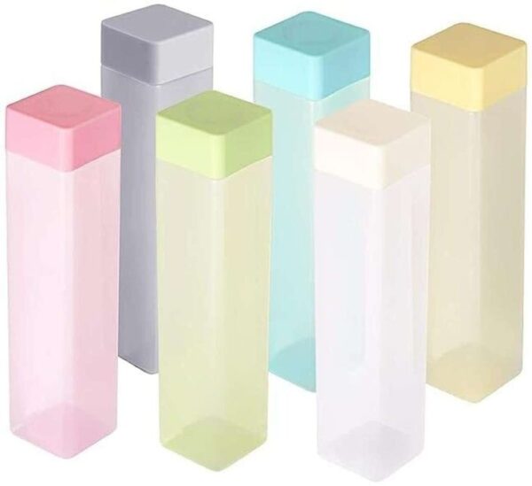 Frosty Plastic 1L Food Grade Fridge Water Bottle Set – 6 Pieces
