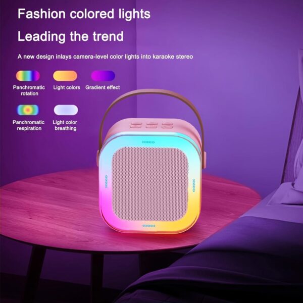 Wireless Kids Karaoke Machine With Mic & Lights In Just 400 - Portable Bluetooth Karaoke Toy for Kids - Image 3