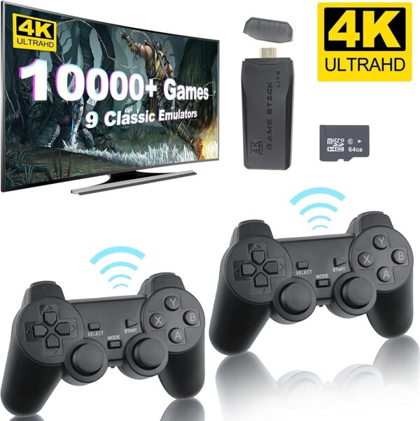 4K Wireless Video Game Console with 10,000 Built-in Games for Kids In Just Rs 1499 - Image 5