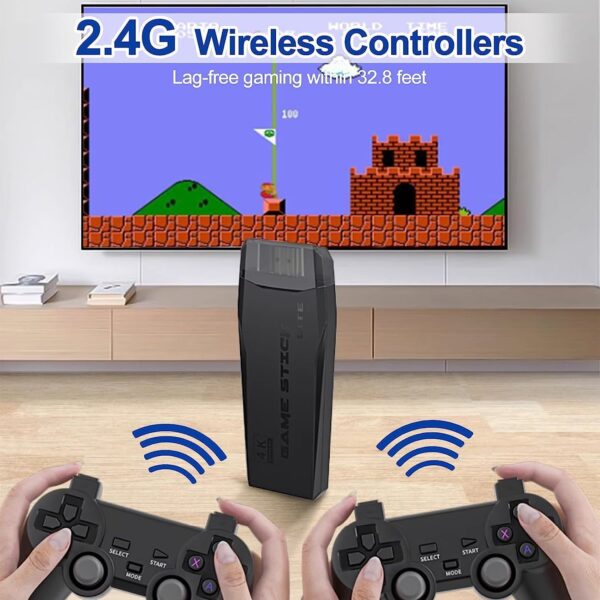 4K Wireless Video Game Console with 10,000 Built-in Games for Kids In Just Rs 1499 - Image 3