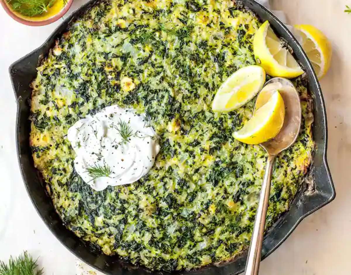 Spinach, Feta & Rice Casserole (Easy Recipe)